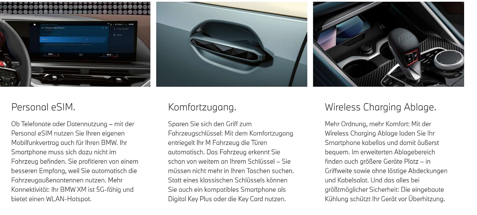 BMW XM Interieur BMW XM Interieur