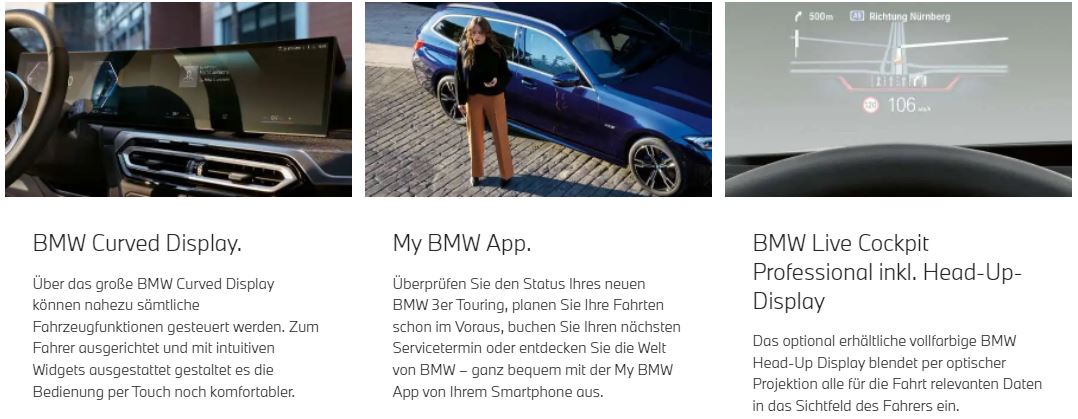 BMW 3er Touring Technologie Highlights BMW 3er Touring Technologie Highlights