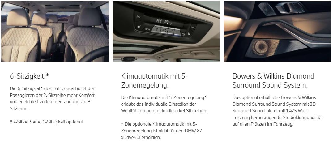 KOMFORT-HIGHLIGHTS DES NEUEN BMW X7 KOMFORT-HIGHLIGHTS DES NEUEN BMW X7