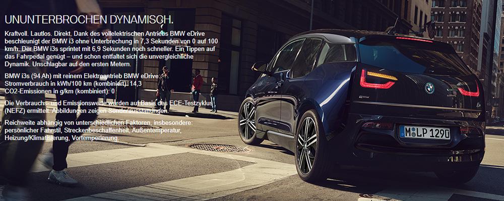 Der Ursprung elektrisierender Fahrfreude - BMWi3s Der Ursprung elektrisierender Fahrfreude - BMWi3s