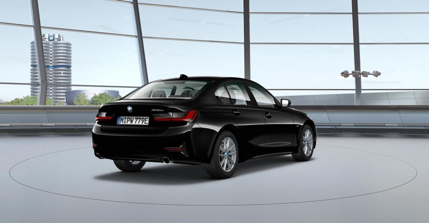 BMW 320e - Heckansicht BMW 320e - Heckansicht